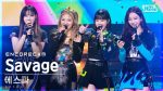 'Inkigayo' Aespa, 'Savage' 1st place - Kbopping